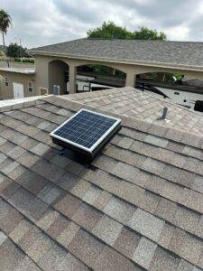 solar attic fan