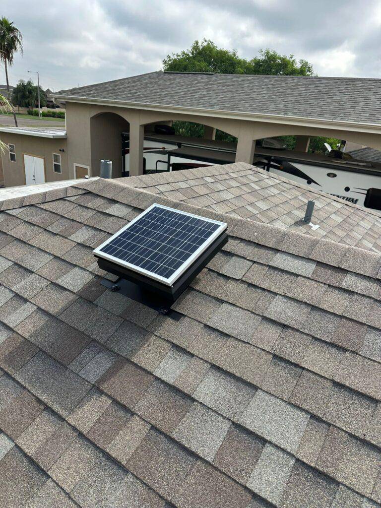 solar attic fan