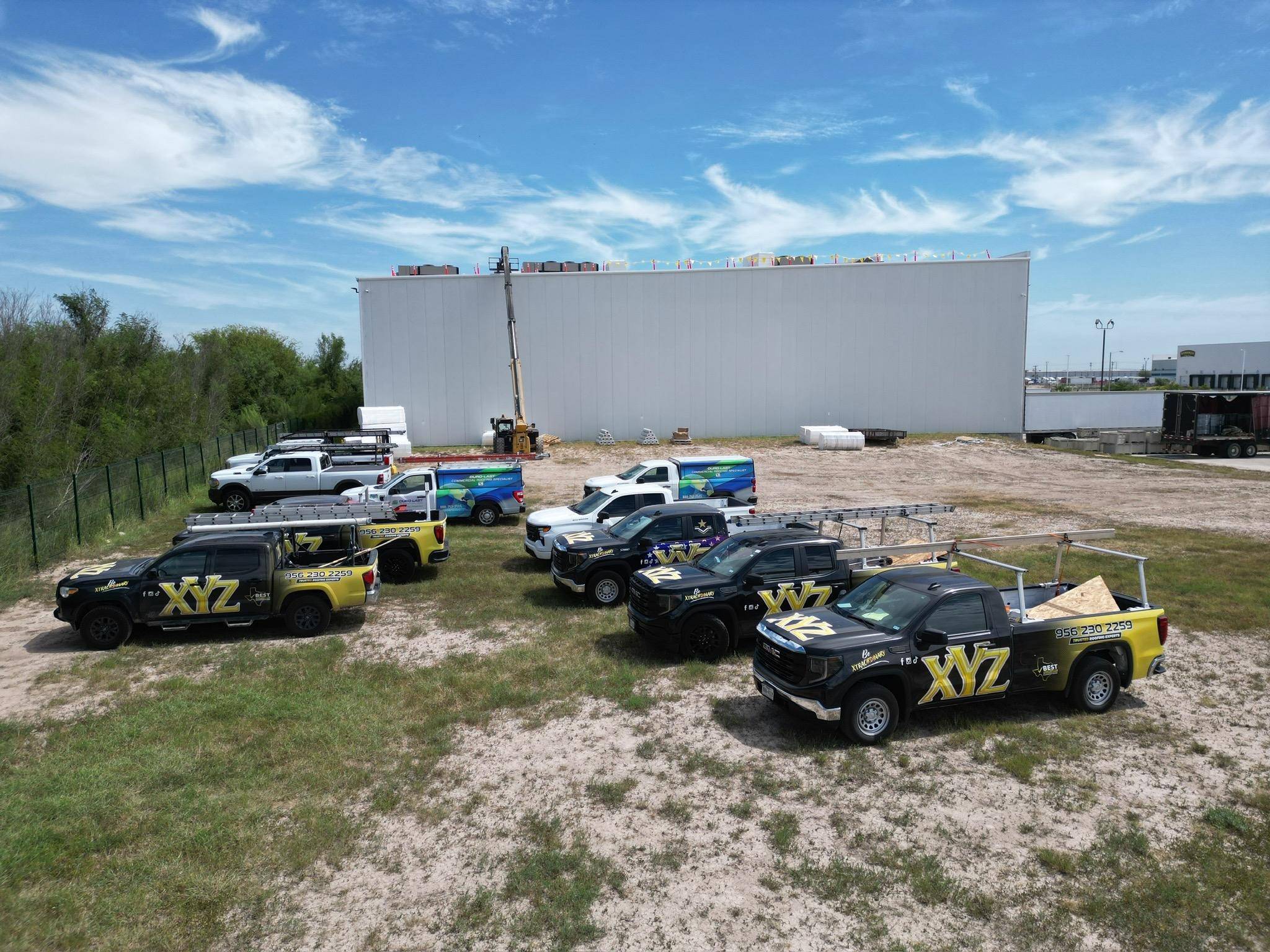 Building inspector reviewing permitted roof installation.